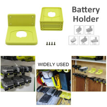 10-Pack Batterijhouder voor 18v-Batterij, Wandhouder met Schroeven voor Batterij P102 P103 P104 P105 P107
