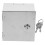 Stainless Steel Socket Box Wall Mounted Outdoor Silver 1 4