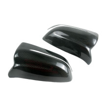 Car Real Carbon Fiber Rearview Mirror Cover Add  for  F90 M5 F91 F92 M8 2018-2022