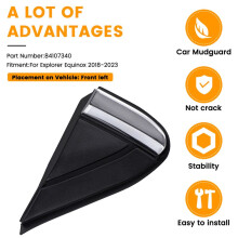 Garniture de Rétroviseur à Trois Angles 84107340 pour Chevy Explorer Equinox 2018-2023 Gauche