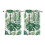 Vintage Green Tropical Leaf Kitchen Curtains 28x36 Inch 2 1