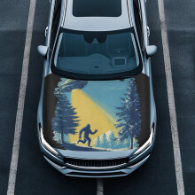Stretch Hood Cover Spaceship Gorilla Print 39.37x59.05 in