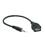 USB to 3.5mm Audio Jack Adapter for Headphones Black 5