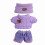 Luxury Doll Clothes Set for 17cm Dolls 3-Piece 1
