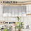 White Christmas Snow Kitchen Valances Grey Sky Pine 5