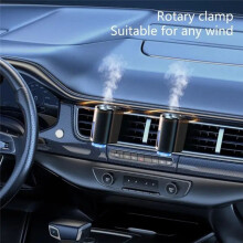 Deodorante per Auto Intelligente, Diffusore di Deodorante per Auto Ricaricabile con Oli Essenziali, Accensione/Spegnimento Automatico