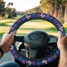 Butterfly Golf Cart Steering Wheel Cover Universal Fit