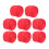Red Crepe Paper Rolls Decoration 8 Rolls 8