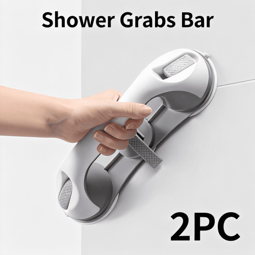 No-Drill Grab Bar for Elderly Suction Cup 2 pcs