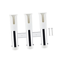 Fishing Rod Holder for Marine Canoe Truck 3-Line White