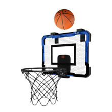 Wall-Mounted Mini Basketball Hoop for Outdoor Use Blue