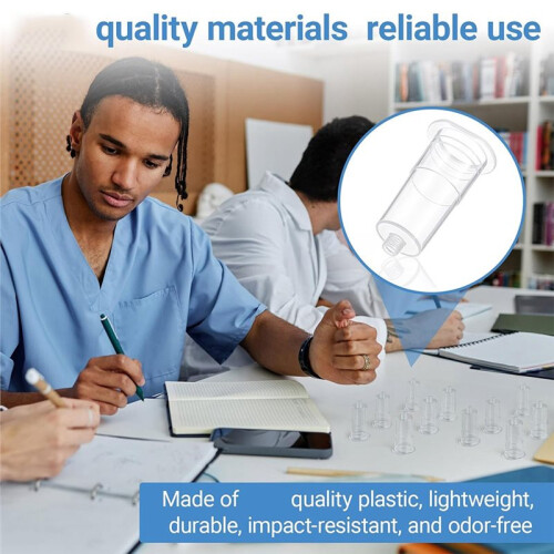 Disposable Transparent Needle Holder for Injection Training, Universal Fit, 200 Pack 2