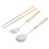 Reusable Stainless Steel Spoon and Fork Set Beige 1 Set 1