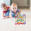 Marble Run Set with 30 Glass Marbles 93 Pieces 5