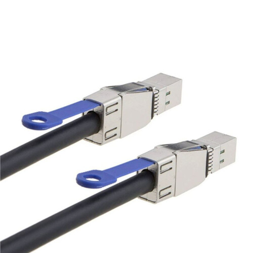 SAS HD SFF-8644 with IC to SAS SFF-8644 Server Stacking Interconnect Cable Data Transfer Expansion Cord for Server 2