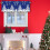 Christmas Snowflake Valance Blue White 54x18 in 3