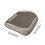 Linen Seat Cushion with Mesh Insert and Cooling Perforations 3