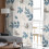 Sheer Curtains Blue-Gray Eucalyptus on Linen 52x84 in Light 4