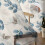 Sheer Curtains Blue-Gray Eucalyptus on Linen 52x84 in Light 5