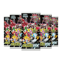 Pokemon Cards Paldean Fates, Korean Shiny Treasure ex - Booster Bundle including 5 Pokemon Booster Packs - TCYM Product