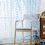 XiYing Voile Curtain Panel Willow Leaf Pattern 55 x 94 in 4