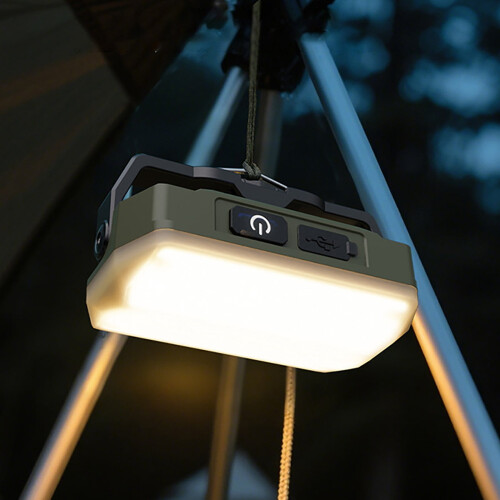 LED Solar Camping Light with Stand Dimmable IP44 4 Modes