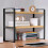 Wooden Bookshelf 2-Tier Modern Open Shelf Stand 1