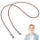 Eyeglass Strap Chain Brown PU 1 Pack 1