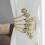 Gold Metal Curtain Tiebacks with Rhinestones Adjustable 1