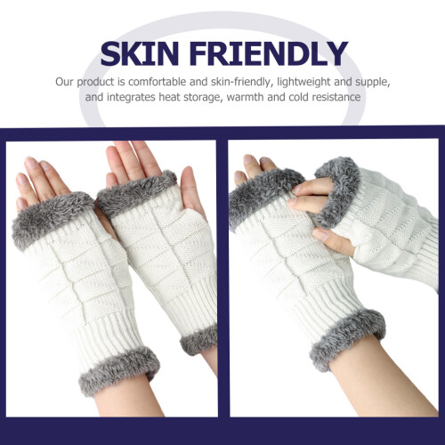 Women's Cold-Resistant Half-Finger Gloves 3-Pack 1