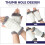 Women's Cold-Resistant Half-Finger Gloves 3-Pack 5