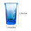 Acrylic Stemless Wine Glasses Blue White Yellow Clear 35ml 5