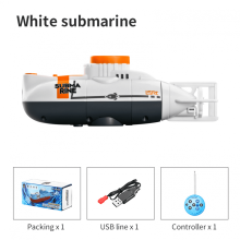 RC Submarine Toy Waterproof Underwater Diving Boat for Kids