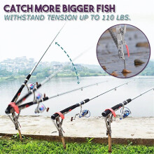Automatic Fishing Rod with Spring Tip-Up and Stainless