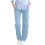 Women's Light Blue Lounge Pants Cotton Blend XL 5