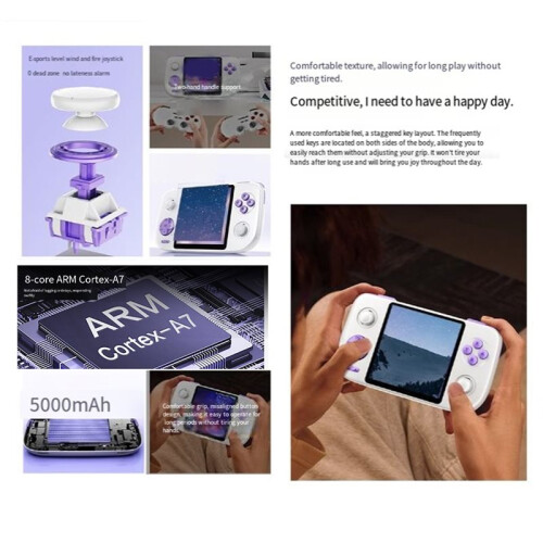 E3 Game Console Retro Handheld 3.95-Inch IPS Screen HD Display Online Multiplayer Esports Joystick Handheld Console B 1