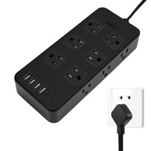 Power Strip Surge Protector with 12 Outlets 6 USB Ports