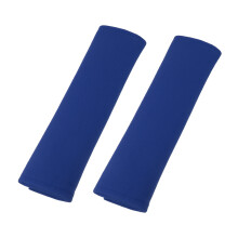 Flannel Car Seatbelt Pad Covers Blue 26x7cm 2 Pcs
