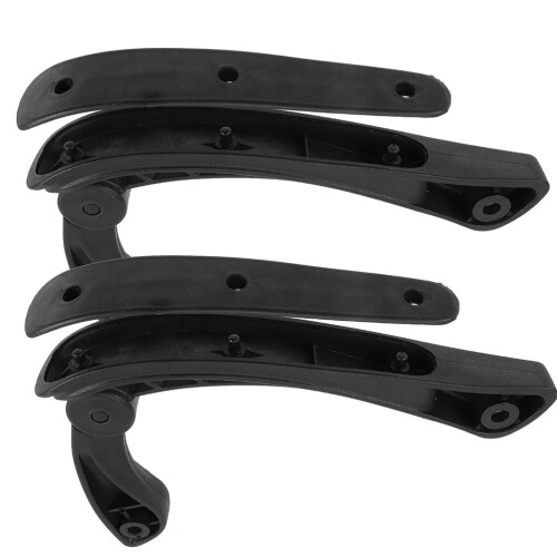 Black Plastic Armrest Cushion Replacement for Office Swivel