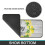 Lemon Kitchen Mats Set Crystal Velvet Black Edge 2 pcs 5
