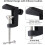 Metal Desk Clamp Microphone Boom Arm Stand with Adjustable 2