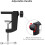 Metal Desk Clamp Microphone Boom Arm Stand with Adjustable 3