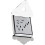 Mandolin tailpiece silver with cover and screws 6