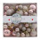 Rose Gold Christmas Ornament Set Shatterproof 12 Pack 1