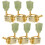 Ibasenice Golden Guitar Tuning Knobs 6 pcs 4