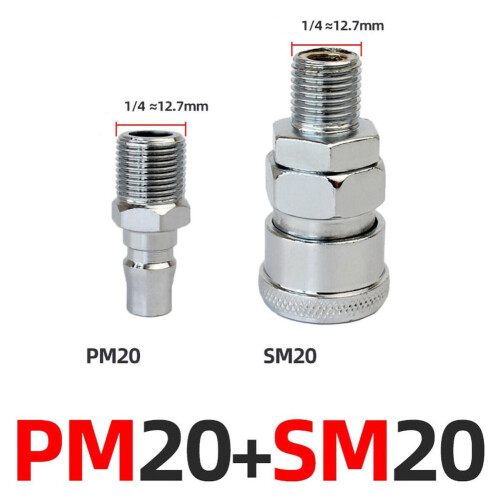 Quick Release Air Line Hose Fittings Coupler 2 pcs