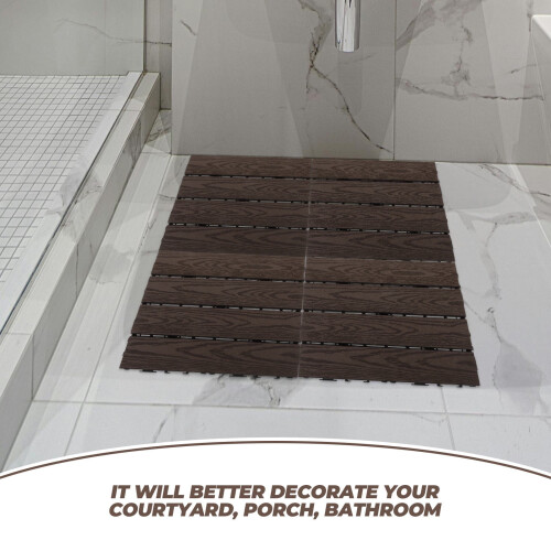 Round Floor Mat Temporary Flooring for Renters 2