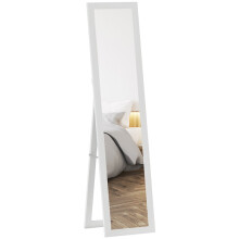 37 x 157 cm Full Length Mirror - White