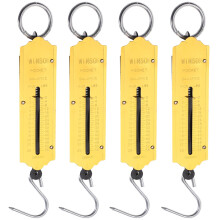 Raindrops Spring Scale Hanging Pocket Balance 4 Pcs