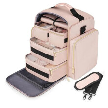 Travel Makeup Bag Storage Bag 4 Detachable Boxes 1 Jewelry Sorting Roll Multiple Storage Bags Makeup Bag